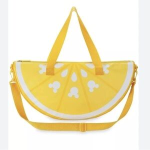 Disney Store Mickey Mouse Lemon Slice Wedge Insulated Cooler Bag